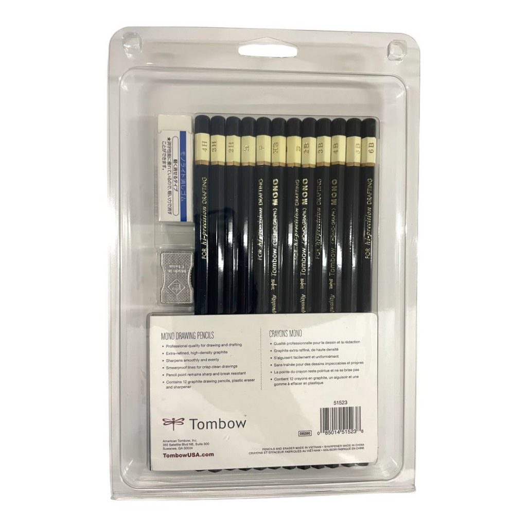 Tombow 51523 MONO Drawing Pencil Set